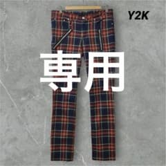 y2k gimmick 666 タータンチェック　トリプルシックス　パンク y2k gimmick 666 タータンチェック トリプルシックス パンク - メルカリ