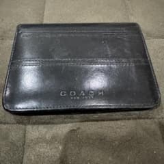 COACH コーチ 二つ折り財布 ブラックのサムネイル