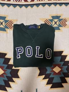 Polo ダークグリーン クルーネック トレーナーのサムネイル