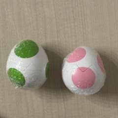 スーパーマリオ ヨッシー めじるしアクセサリー ピンク 緑 2点セットのサムネイル