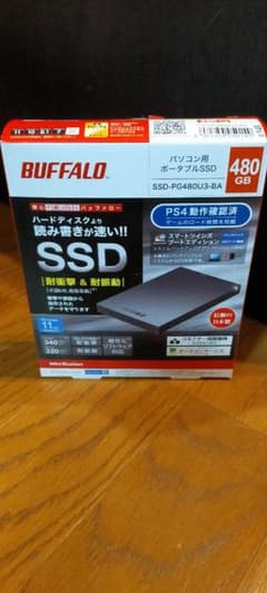 SSD-PG480U3-BA パソコン用ポータブルSSD 480GB 131AMのサムネイル