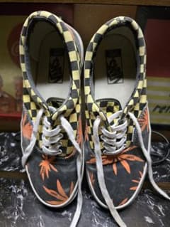 VANS Era (Van Doren) チェッカー×パームツリー 復刻レアのサムネイル