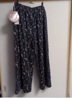 【未使用】LLサイズ 花柄 ふわりらパンツ ウエストゴム リラックスパンツ