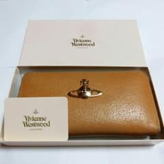 値下げ Vivienne Westwood 長財布 ラウンドファスナー キャメルのサムネイル