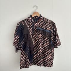 美品】kolor メタリックプリントシャツ ブラウス サイズ1 - メルカリ