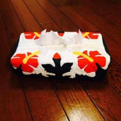 chu様専用❤︎ハワイアンキルト❤︎ティッシュBOXカバー❤︎のサムネイル