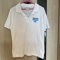 Aqours 폴로 셔츠 M 사이즈 흰색
