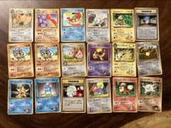 良品旧裏ポケモン拡張シート、コロコロプロモまとめ売り 18枚セット