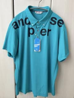 ゲリラセール新品⭐︎and per se ゴルフシャツ 半袖 ブルー ゲリラセール新品⭐︎and per se ゴルフシャツ 半袖 ブルー - メルカリ