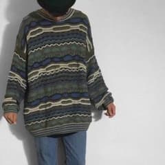 [希少]TOSANI.BIGサイズ立体編みニットのサムネイル