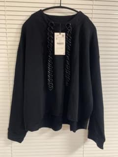 【新品未使用】ZARA／トップス／黒のサムネイル