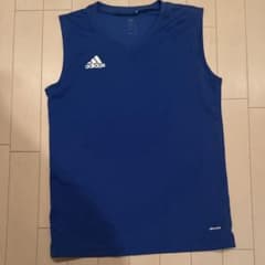 adidas サッカー ノースリーブ ブルーのサムネイル
