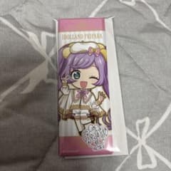 アイドルランドプリパラ　アトフェス　ロングスクエア缶バッジ　真中らぁらのサムネイル