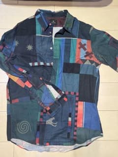 PS Paul Smith パッチワーク 長袖シャツ Mサイズのサムネイル