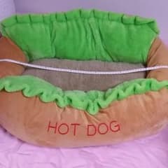 星様専用　　ペット用ベッド　大きなベッド　犬用ベッド　ホットドッグのサムネイル