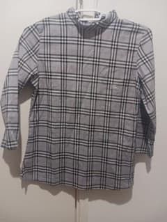 BURBERRY LONDON チェック柄 長袖ブラウス M