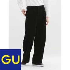 コーデュロイワイドパンツ　GUのサムネイル