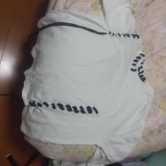 ホワイト レースアップ 半袖Tシャツのサムネイル