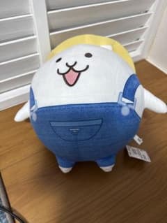 青いオーバーオールのぬいぐるみのサムネイル