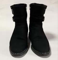 BRUNO PREMI ブルーノ プレミ ブーツ 美品 ブラック スタッズ - メルカリ