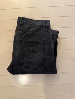 yardsale デニムパンツ ブラック Mサイズ y2k ストリート - メルカリ
