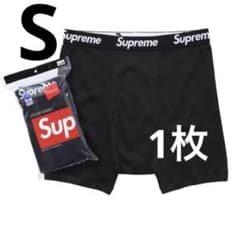 Supreme Hanes ボクサーパンツ ブラック Sサイズ 1枚 - メルカリ