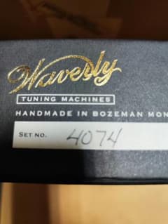 Waverly ウェーバリーチューニングマシーン　スロテッド　4074 Waverly ウェーバリーチューニングマシーン スロテッド 4074 - メルカリ