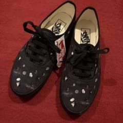 新品　VANS オーセンティック　スタッズ柄　24cm バンズ　黒のサムネイル