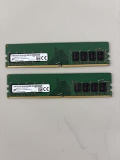 メモリ 8GB DDR4 2個まとめ売り合計16G メモリ PC4-21300 DDR4 16GB (8GB×2枚) 2666MHz DIMM デスクトップ