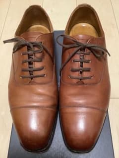 GRENSON ブラウン ドレスシューズ　レザーソール　UK6-1/2のサムネイル