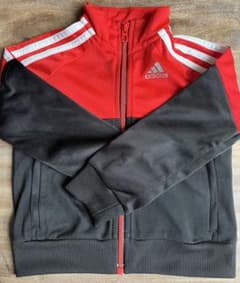 adidas ジャージ 赤黒 100cmのサムネイル