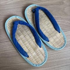 青い草履 ミサトっこ　キッズ約20cmのサムネイル