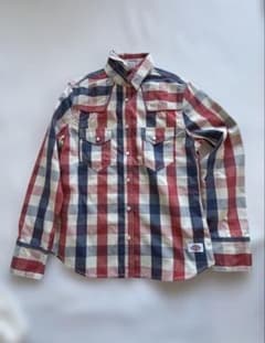00s Dickies ディッキーズ　チェックシャツ　赤M y2kのサムネイル