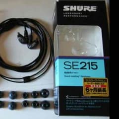 SHURE SE215-K-J ブラックのサムネイル