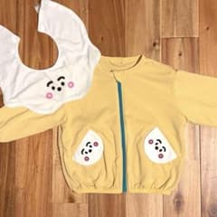 シナぷしゅ ジップアップジャケット イエロー　スタイのサムネイル