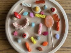 おかしなお菓子ハロウィン　おままごと　ハンドメイド　木製のサムネイル
