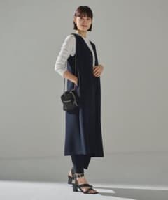 uncrave【3WAY着用】ウォッシャブル ダブルクロス ジレワンピースのサムネイル