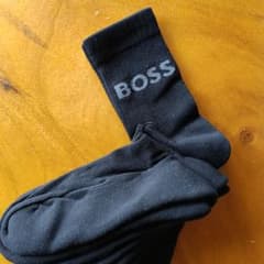 BOSS ブラック クルーソックス 3足セットのサムネイル