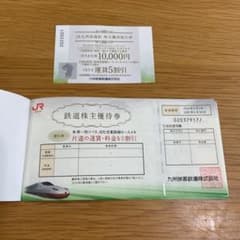 JR九州 鉄道株主優待券のサムネイル