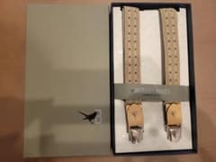 よっち様　サスペンダー　ベージュ　イタリア製のサムネイル