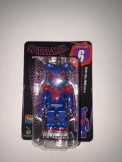 ベアブリック スパイダーマン 一番くじ 6番 Spider-Man 2099のサムネイル