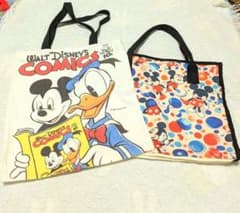 ミッキーマウス トートバッグ 2枚セットのサムネイル
