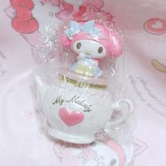 【レア】マイメロ　不思議の森デザイン　ティーポット型　小物入れ　サンリオ マイメロディ 不思議の森シリーズ ティーポット形 小物入れ 陶器 激