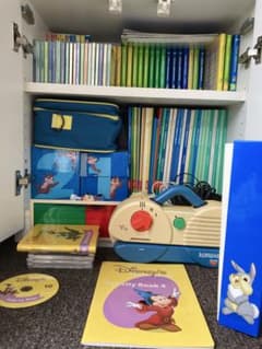 ①Disney World of English 知育教材セット - メルカリ