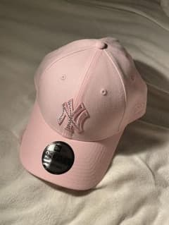 newera 9FORTY ピンク ラインストーン ヤンキース キャップ - メルカリ