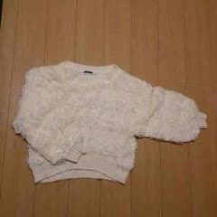 ✴︎メイ様専用✴︎ ニット ゆったり ホワイト モコモコ フワフワ 白 大きめのサムネイル
