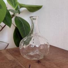 作家もの　ガラス 花器 一輪挿し フラワーベースのサムネイル