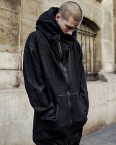 julius 2020FW コーティング ジップ フーディ パーカー - メルカリ