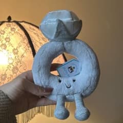 Jellycat Diamondring ダイヤモンドリング 結婚指輪ぬいぐるみ - メルカリ