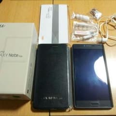 [値下げ](Au) GALAXY NOTE EDGE  ブラクおうりいたします。のサムネイル